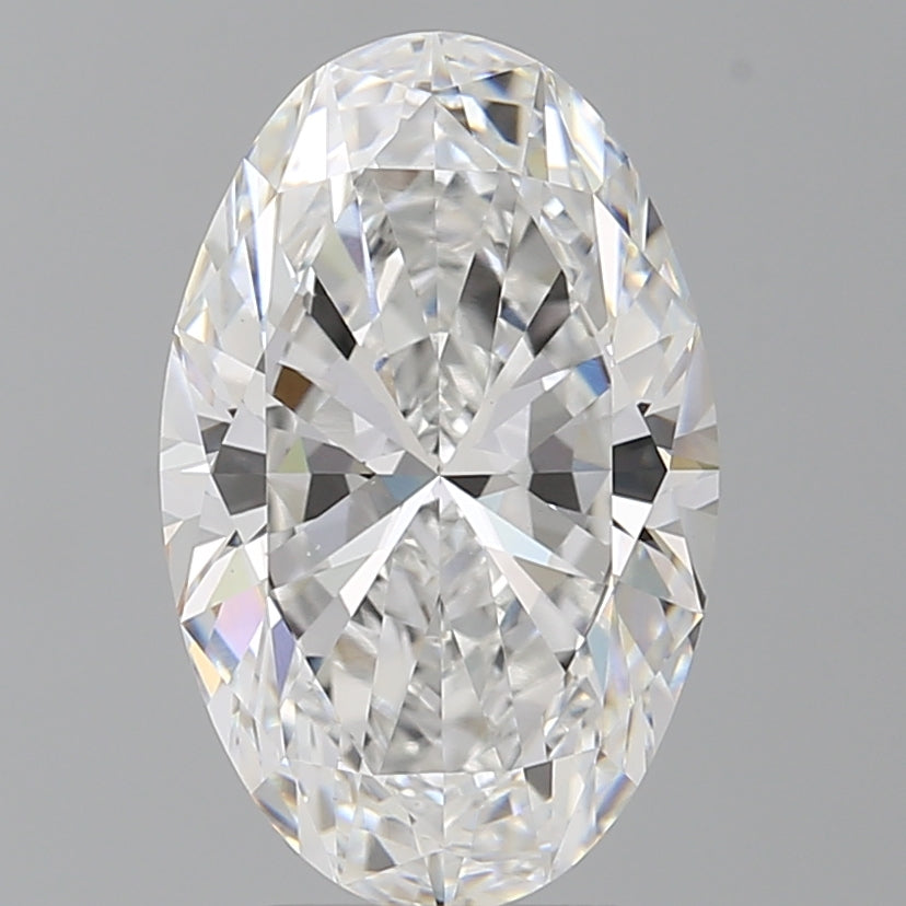 4.53 Carat Oval Shaped, Ideal Cut, E Color, VS1 Clarity, IGI Certified Lab Grown Diamond