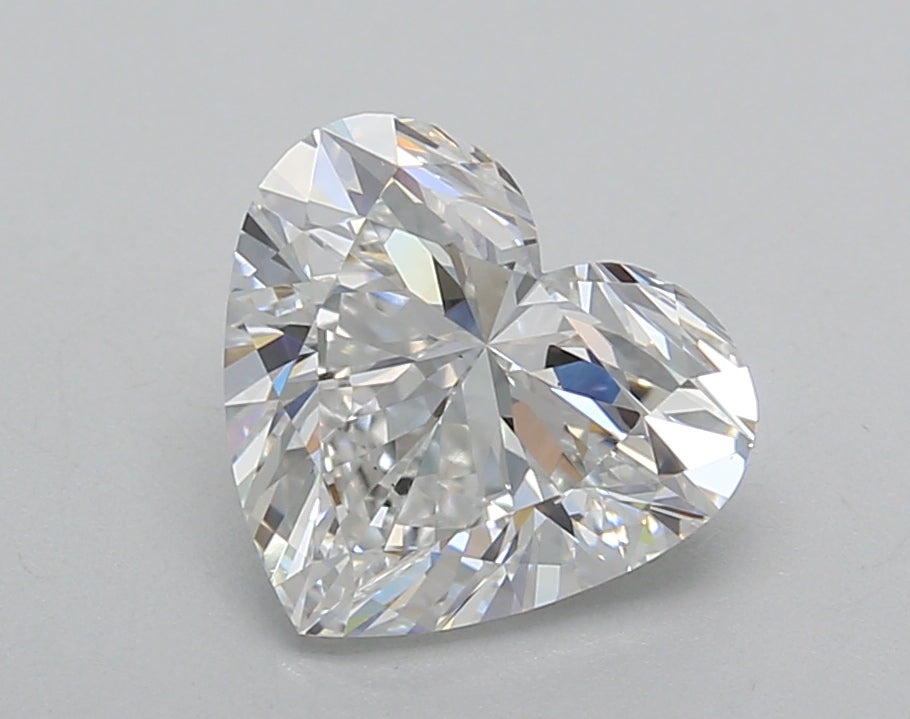 2.01 Carat Heart Shaped, Excellent Cut, E Color, VS1 Clarity, IGI Certified Lab Grown Diamond