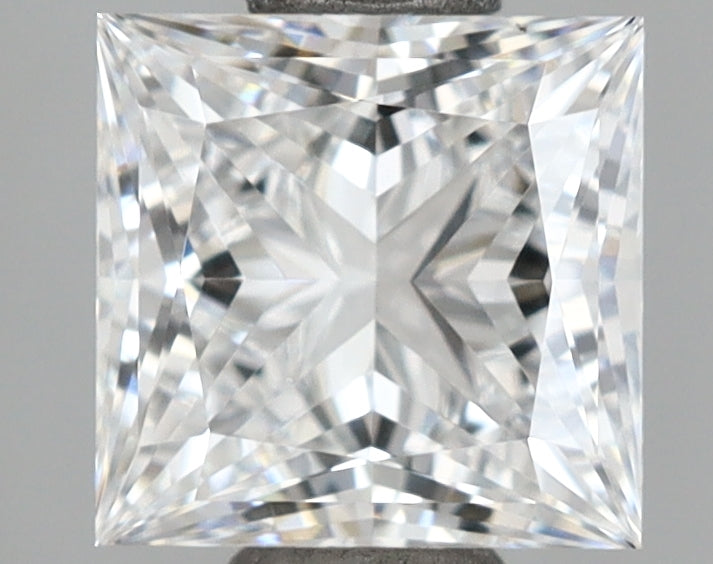 1.02 Carat Princess Shaped, Ideal Cut, D Color, VVS1 Clarity, IGI Certified Lab Grown Diamond