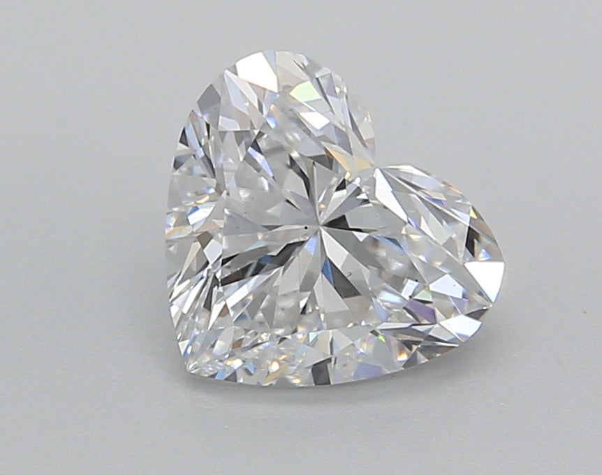 1.52 Carat Heart Shaped, Very Good Cut, D Color, VS1 Clarity, IGI Certified Lab Grown Diamond