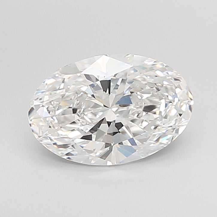 3.05 Carat Oval Shaped, Excellent Cut, D Color, VVS2 Clarity, IGI Certified Lab Grown Diamond
