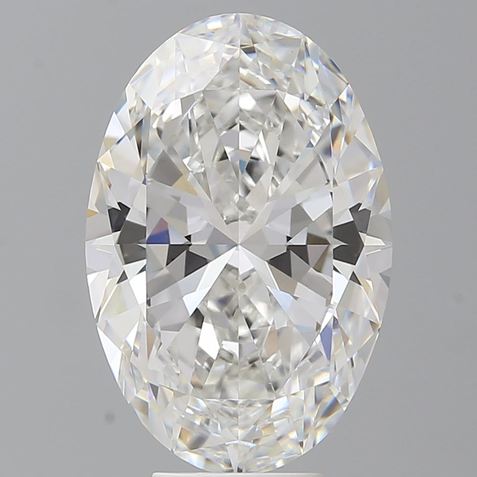 7.09 Carat Oval Shaped, Ideal Cut, E Color, VVS2 Clarity, IGI Certified Lab Grown Diamond