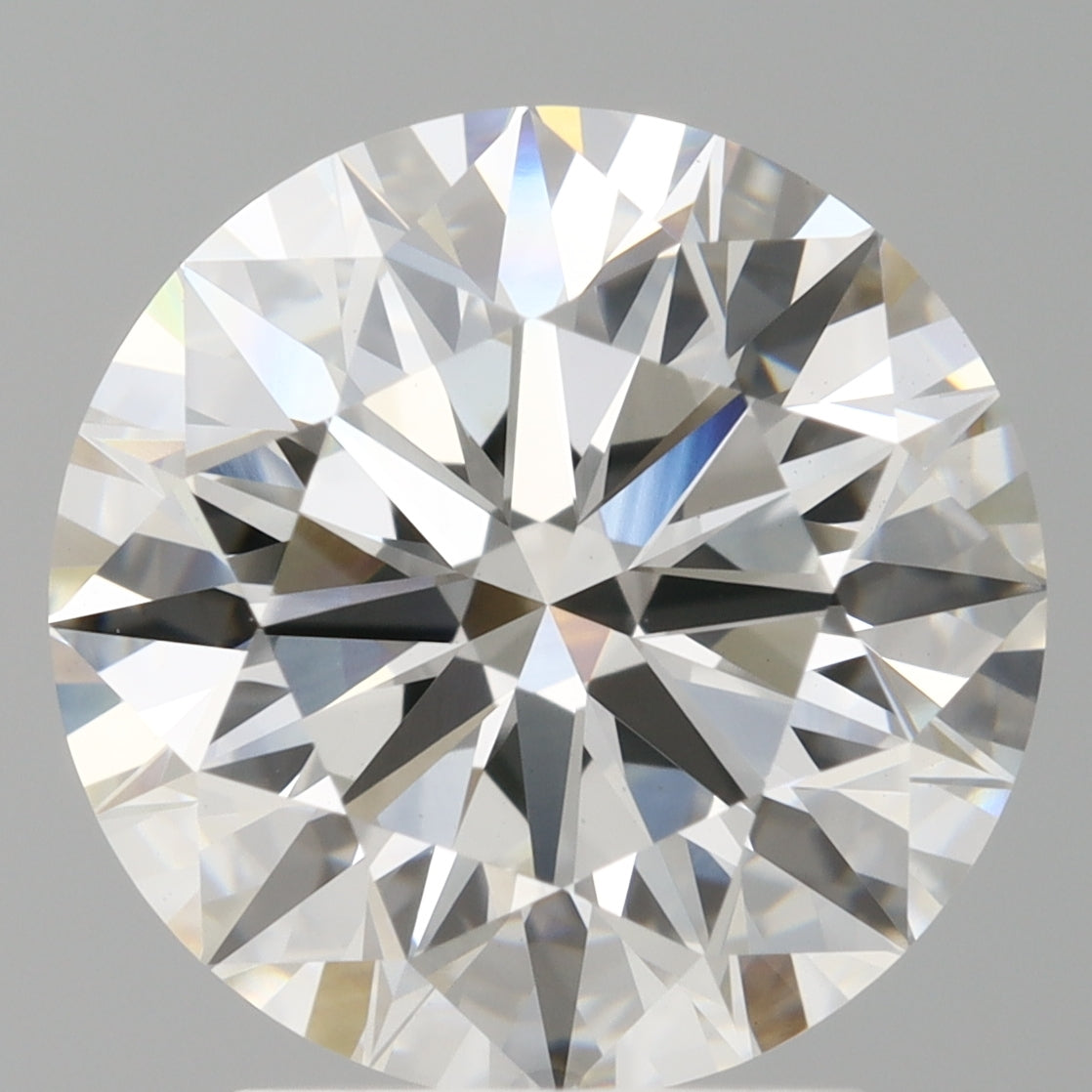 3.02 Carat Round Shaped, Ideal Cut, F Color, VVS2 Clarity, IGI Certified Lab Grown Diamond