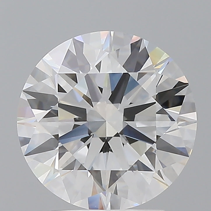 3.10 Carat Round Shaped, Ideal Cut, E Color, VVS2 Clarity, IGI Certified Lab Grown Diamond