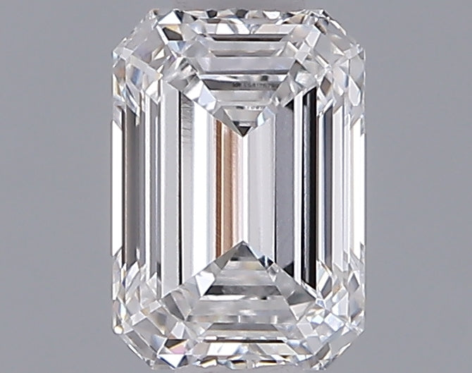 1.05 Carat Emerald Shaped, Ideal Cut, D Color, FL Clarity, IGI Certified Lab Grown Diamond