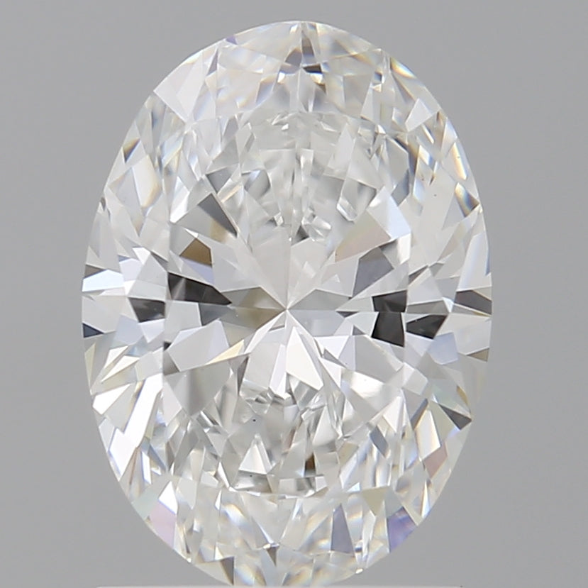 1.60 Carat Oval Shaped, Ideal Cut, E Color, VS1 Clarity, IGI Certified Lab Grown Diamond
