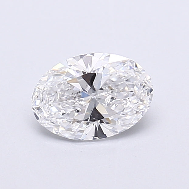 0.56 Carat Oval Shaped, Very Good Cut, D Color, VS2 Clarity, IGI Certified Lab Grown Diamond
