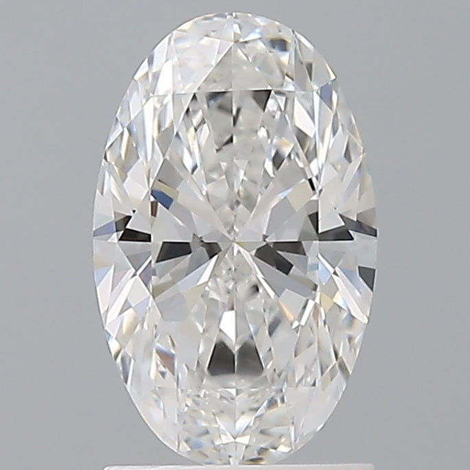 1.59 Carat Oval Shaped, Ideal Cut, D Color, VVS2 Clarity, IGI Certified Lab Grown Diamond