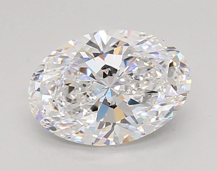 1.54 Carat Oval Shaped, Ideal Cut, D Color, VVS1 Clarity, IGI Certified Lab Grown Diamond
