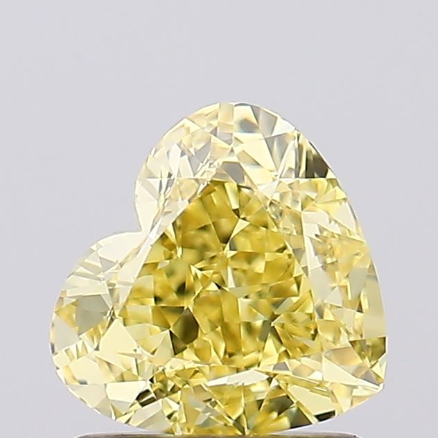 1.35 Carat Heart Shaped, Ideal Cut, VVS2 Clarity, IGI Certified Lab Grown Diamond