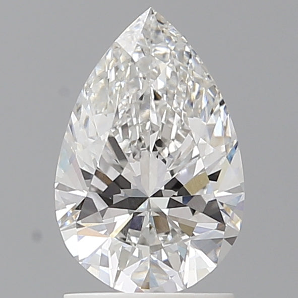 1.58 Carat Pear Shaped, Excellent Cut, E Color, VVS2 Clarity, IGI Certified Lab Grown Diamond
