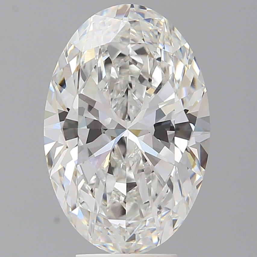 5.52 Carat Oval Shaped, Ideal Cut, F Color, VVS2 Clarity, IGI Certified Lab Grown Diamond