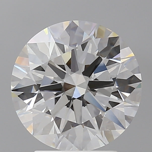 3.07 Carat Round Shaped, Ideal Cut, E Color, VVS2 Clarity, IGI Certified Lab Grown Diamond
