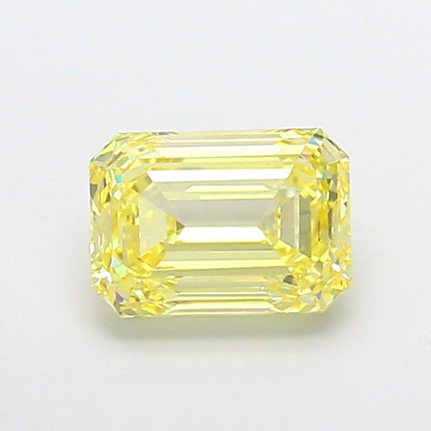 2.17 Carat Emerald Shaped, Ideal Cut, VS1 Clarity, IGI Certified Lab Grown Diamond