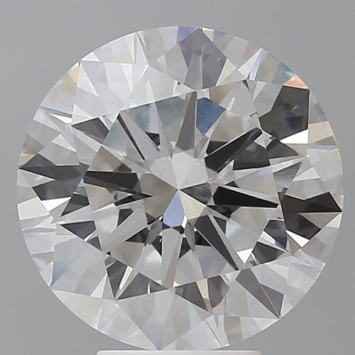 6.06 Carat Round Shaped, Excellent Cut, E Color, VVS2 Clarity, IGI Certified Lab Grown Diamond