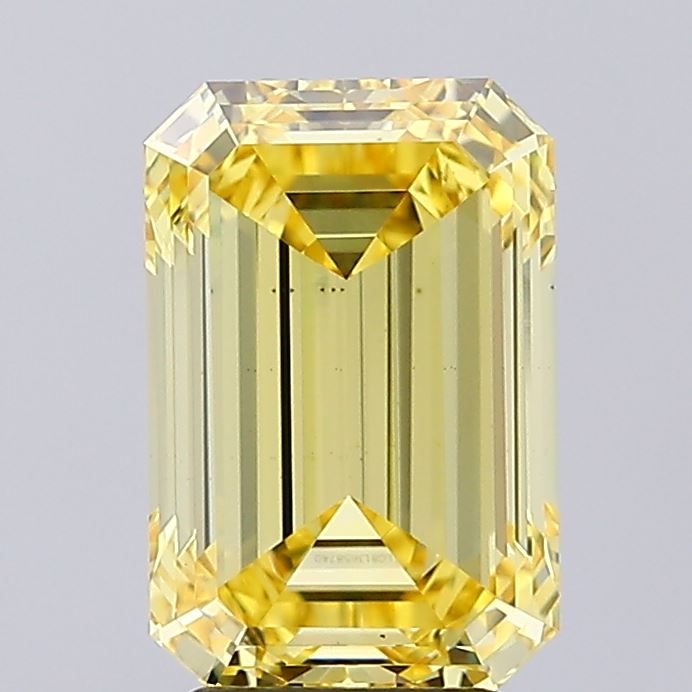 4.08 Carat Emerald Shaped, Excellent Cut, VS1 Clarity, IGI Certified Lab Grown Diamond