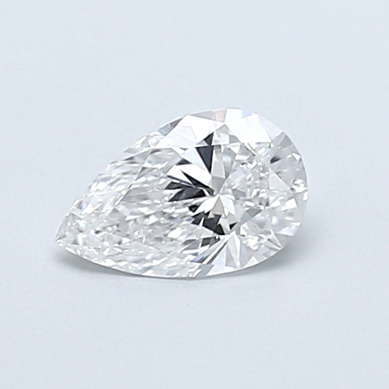0.67 Carat Pear Shaped, Very Good Cut, D Color, VVS2 Clarity, IGI Certified Lab Grown Diamond