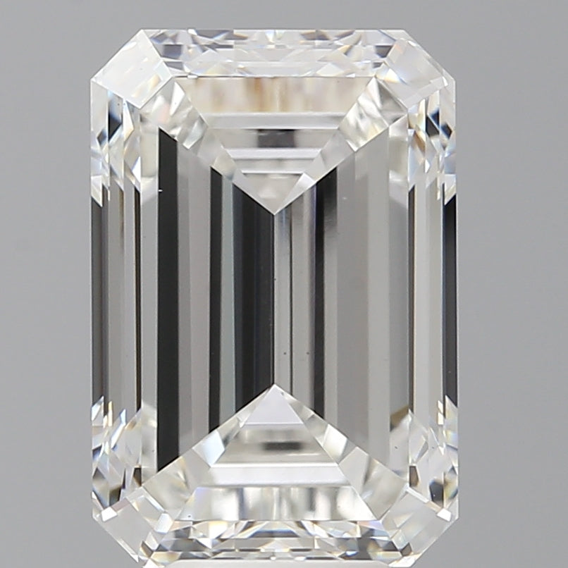 7.50 Carat Emerald Shaped, Excellent Cut, E Color, VS1 Clarity, IGI Certified Lab Grown Diamond