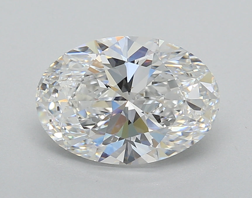 1.92 Carat Oval Shaped, Very Good Cut, D Color, VVS2 Clarity, IGI Certified Lab Grown Diamond