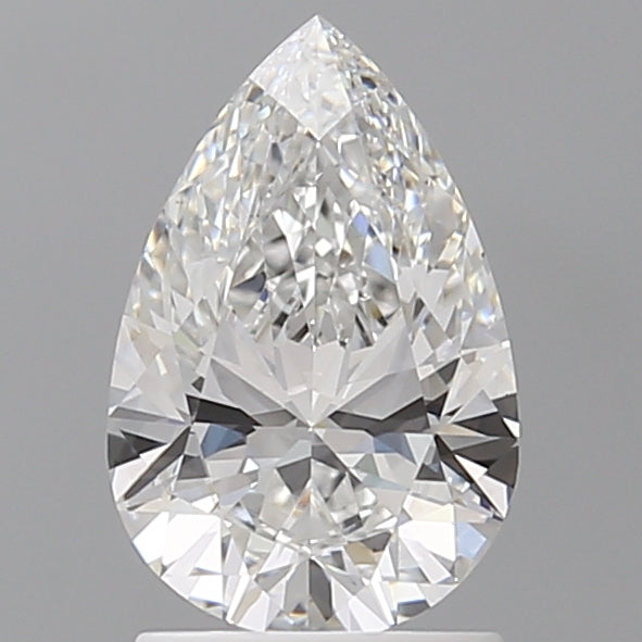 1.58 Carat Pear Shaped, Ideal Cut, E Color, VVS2 Clarity, IGI Certified Lab Grown Diamond