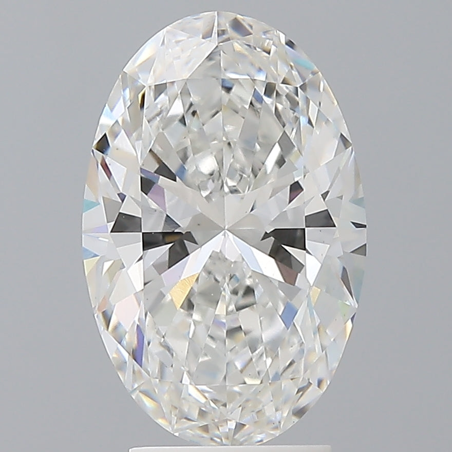 3.59 Carat Oval Shaped, Ideal Cut, E Color, VS1 Clarity, IGI Certified Lab Grown Diamond