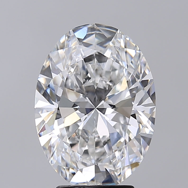 4.01 Carat Oval Shaped, Excellent Cut, D Color, VVS2 Clarity, IGI Certified Lab Grown Diamond