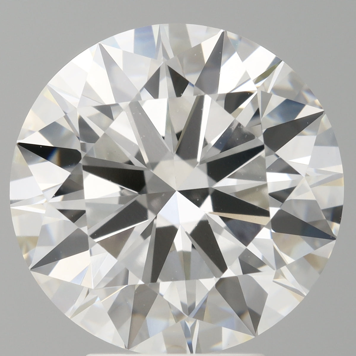 5.02 Carat Round Shaped, Ideal Cut, F Color, VVS2 Clarity, IGI Certified Lab Grown Diamond