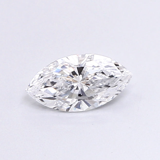 0.40 Carat Marquise Shaped, Very Good Cut, D Color, VS1 Clarity, IGI Certified Lab Grown Diamond