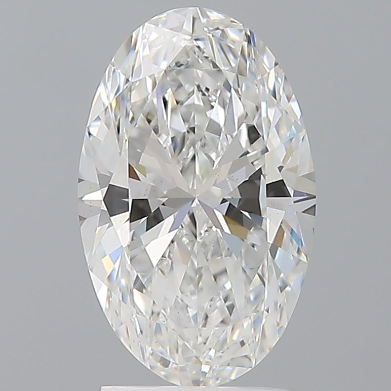 2.54 Carat Oval Shaped, Ideal Cut, E Color, VS1 Clarity, IGI Certified Lab Grown Diamond