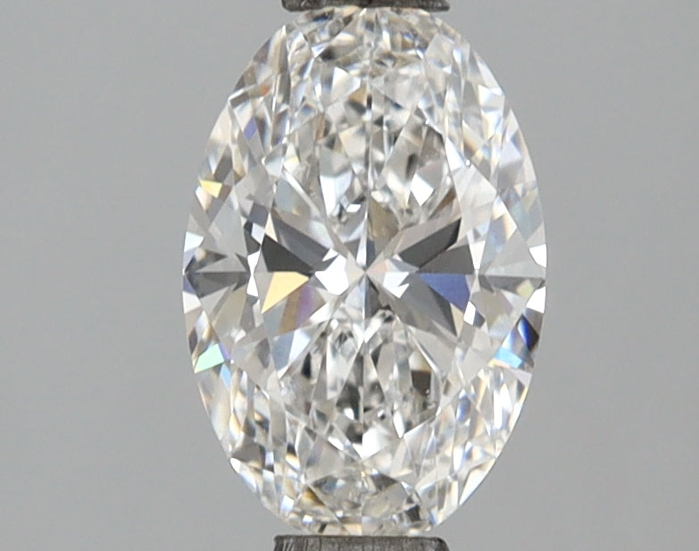 1.04 Carat Oval Shaped, Ideal Cut, F Color, VVS2 Clarity, IGI Certified Lab Grown Diamond