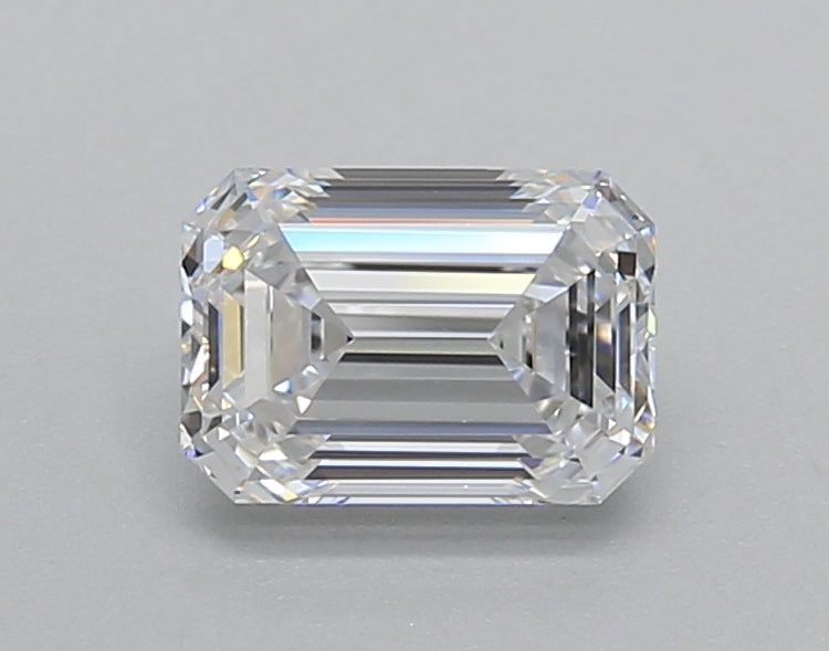 1.02 Carat Emerald Shaped, Excellent Cut, D Color, VS1 Clarity, IGI Certified Lab Grown Diamond
