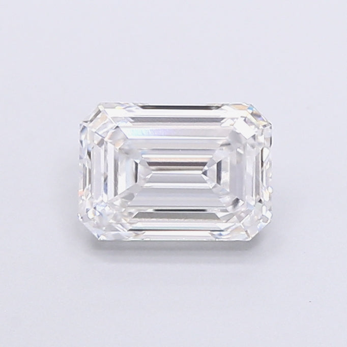 0.94 Carat Emerald Shaped, Very Good Cut, D Color, VVS2 Clarity, IGI Certified Lab Grown Diamond