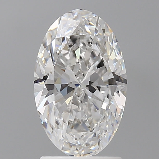 2.01 Carat Oval Shaped, Ideal Cut, E Color, VVS2 Clarity, IGI Certified Lab Grown Diamond