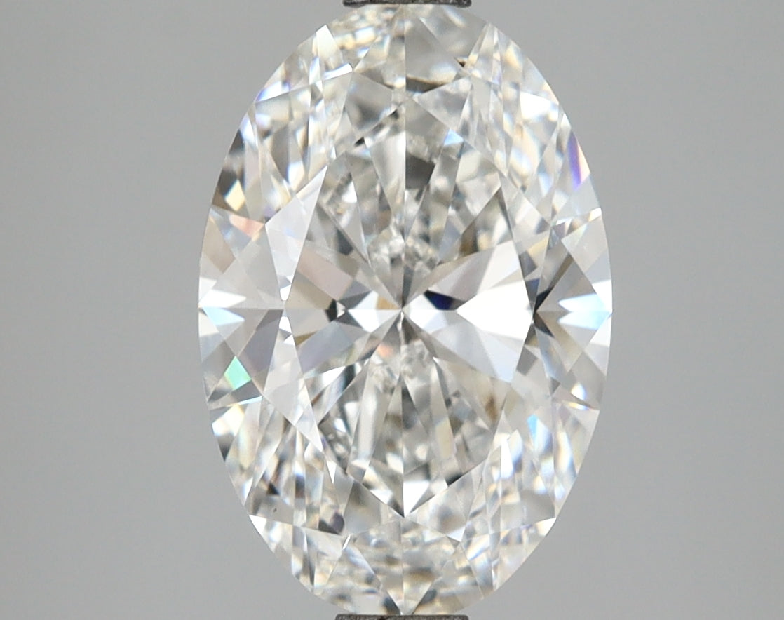 3.04 Carat Oval Shaped, Ideal Cut, F Color, VVS2 Clarity, IGI Certified Lab Grown Diamond