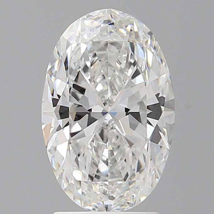 2.56 Carat Oval Shaped, Ideal Cut, E Color, VVS2 Clarity, IGI Certified Lab Grown Diamond
