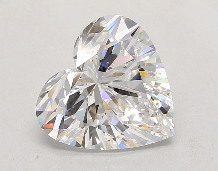 3.04 Carat Heart Shaped, Excellent Cut, D Color, VVS2 Clarity, IGI Certified Lab Grown Diamond