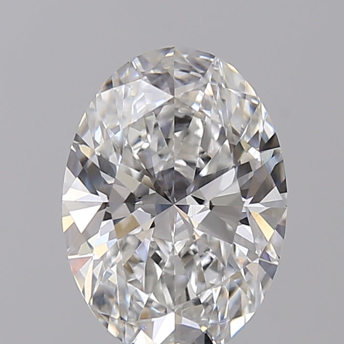 2.01 Carat Oval Shaped, Ideal Cut, E Color, IF Clarity, IGI Certified Lab Grown Diamond