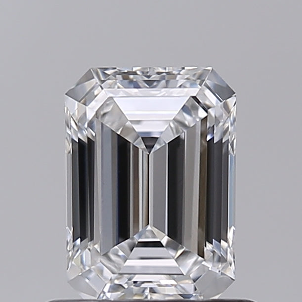 0.72 Carat Emerald Shaped, Very Good Cut, D Color, VVS2 Clarity, IGI Certified Lab Grown Diamond