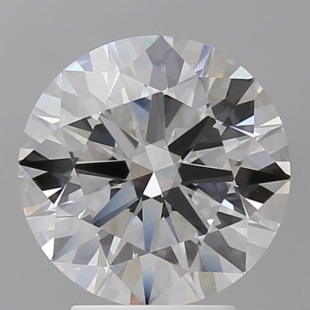 3.52 Carat Round Shaped, Ideal Cut, E Color, VVS2 Clarity, IGI Certified Lab Grown Diamond
