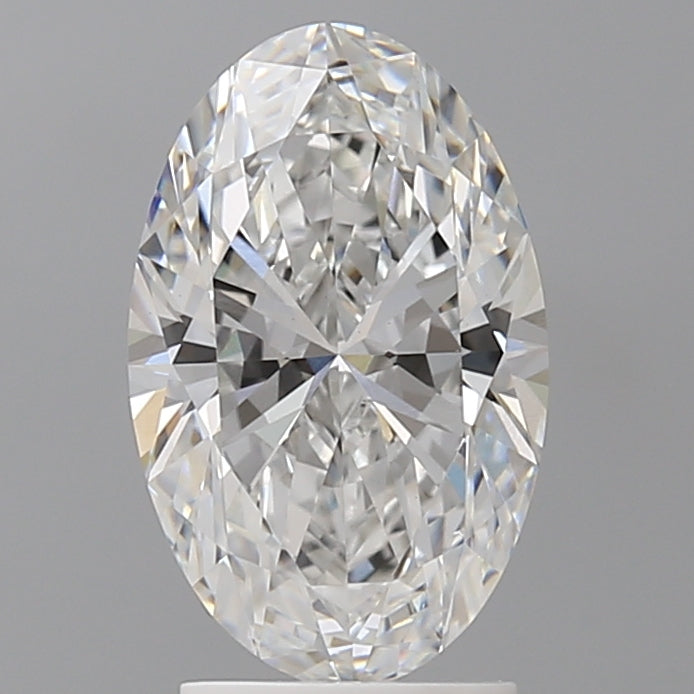 2.59 Carat Oval Shaped, Ideal Cut, E Color, VVS2 Clarity, IGI Certified Lab Grown Diamond
