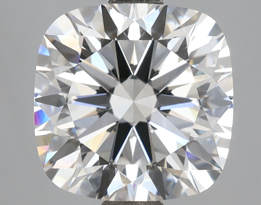 4.06 Carat Cushion Shaped, Ideal Cut, F Color, VVS2 Clarity, IGI Certified Lab Grown Diamond