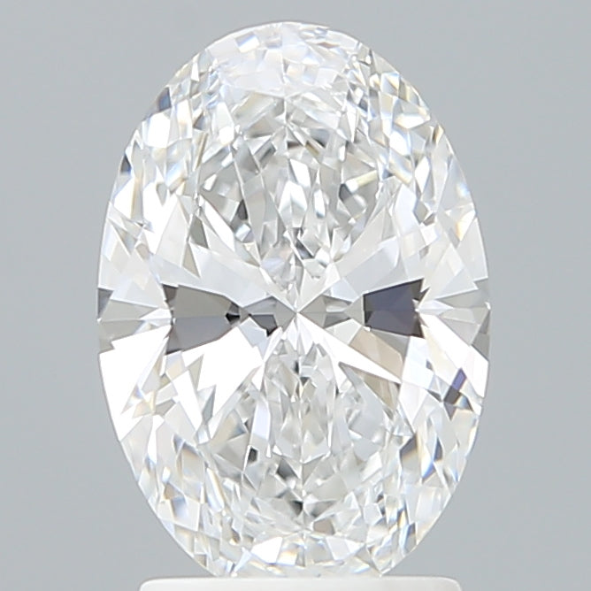 2.22 Carat Oval Shaped, Ideal Cut, D Color, VVS2 Clarity, IGI Certified Lab Grown Diamond
