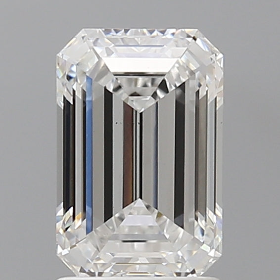 2.09 Carat Emerald Shaped, Ideal Cut, D Color, VS1 Clarity, IGI Certified Lab Grown Diamond