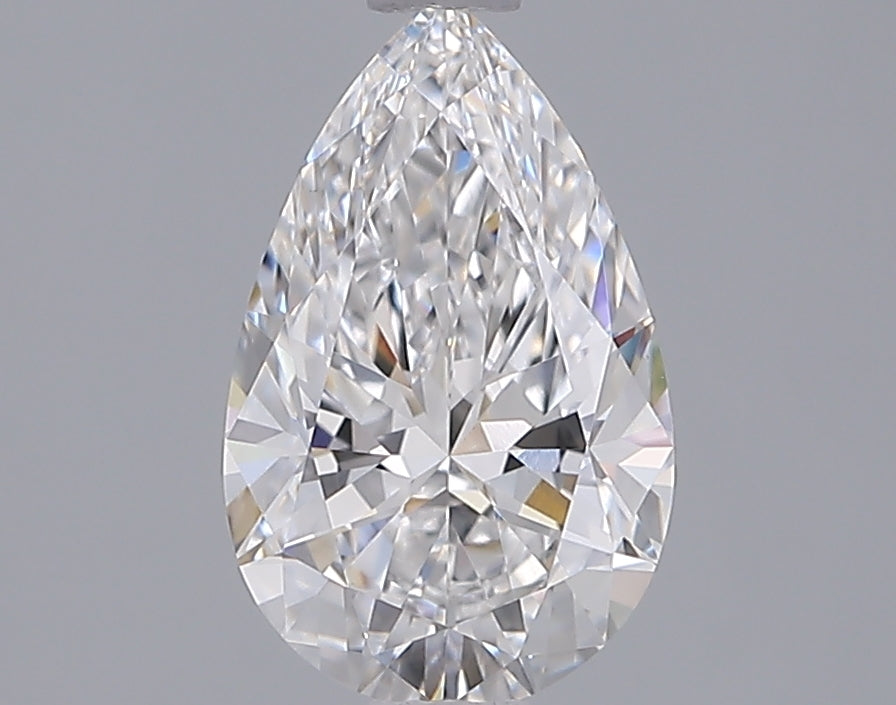 1.54 Carat Pear Shaped, Ideal Cut, D Color, VVS2 Clarity, IGI Certified Lab Grown Diamond