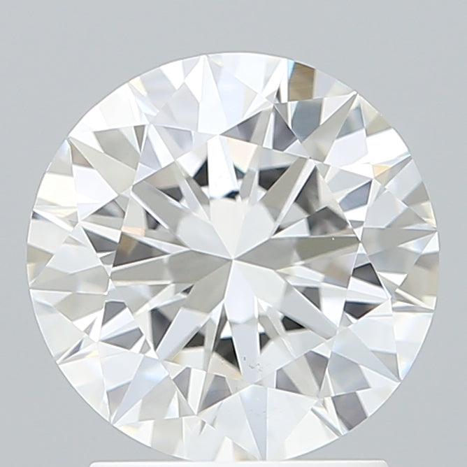 2.07 Carat Round Shaped, Excellent Cut, E Color, VS1 Clarity, IGI Certified Lab Grown Diamond