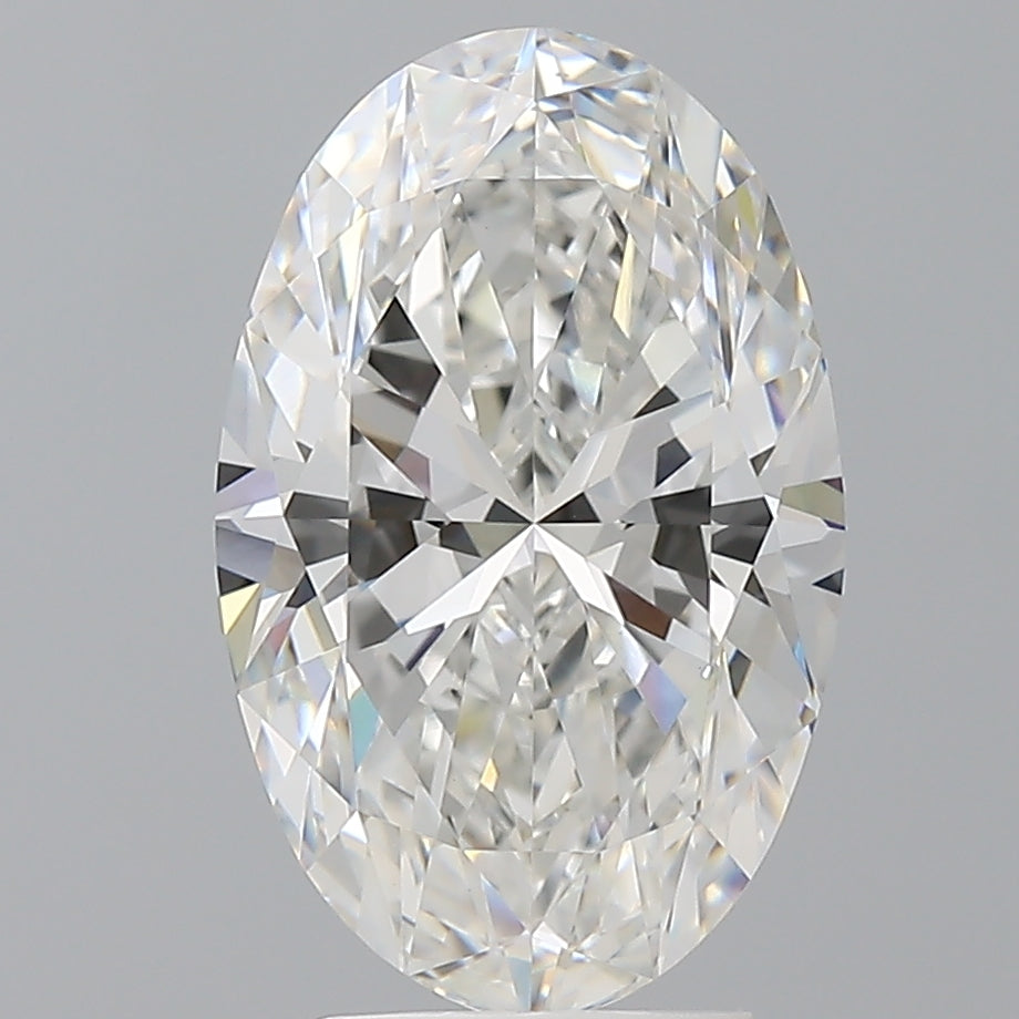 4.09 Carat Oval Shaped, Ideal Cut, F Color, VS1 Clarity, IGI Certified Lab Grown Diamond