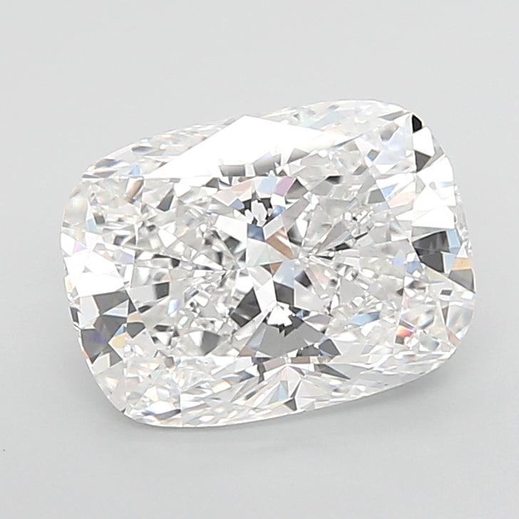 6.06 Carat Cushion Shaped, Ideal Cut, E Color, VVS2 Clarity, IGI Certified Lab Grown Diamond