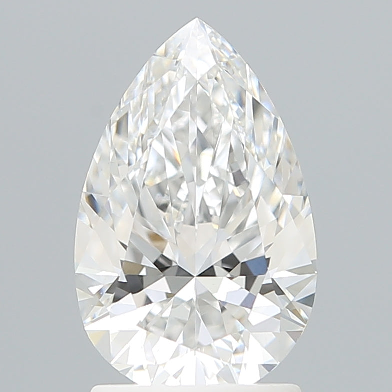 1.88 Carat Pear Shaped, Ideal Cut, E Color, VVS2 Clarity, IGI Certified Lab Grown Diamond
