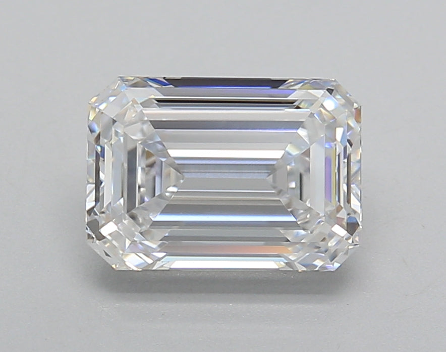 2.01 Carat Emerald Shaped, Very Good Cut, D Color, IF Clarity, IGI Certified Lab Grown Diamond