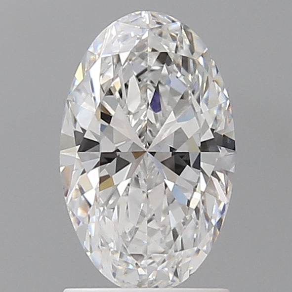 1.55 Carat Oval Shaped, Ideal Cut, D Color, VVS2 Clarity, IGI Certified Lab Grown Diamond